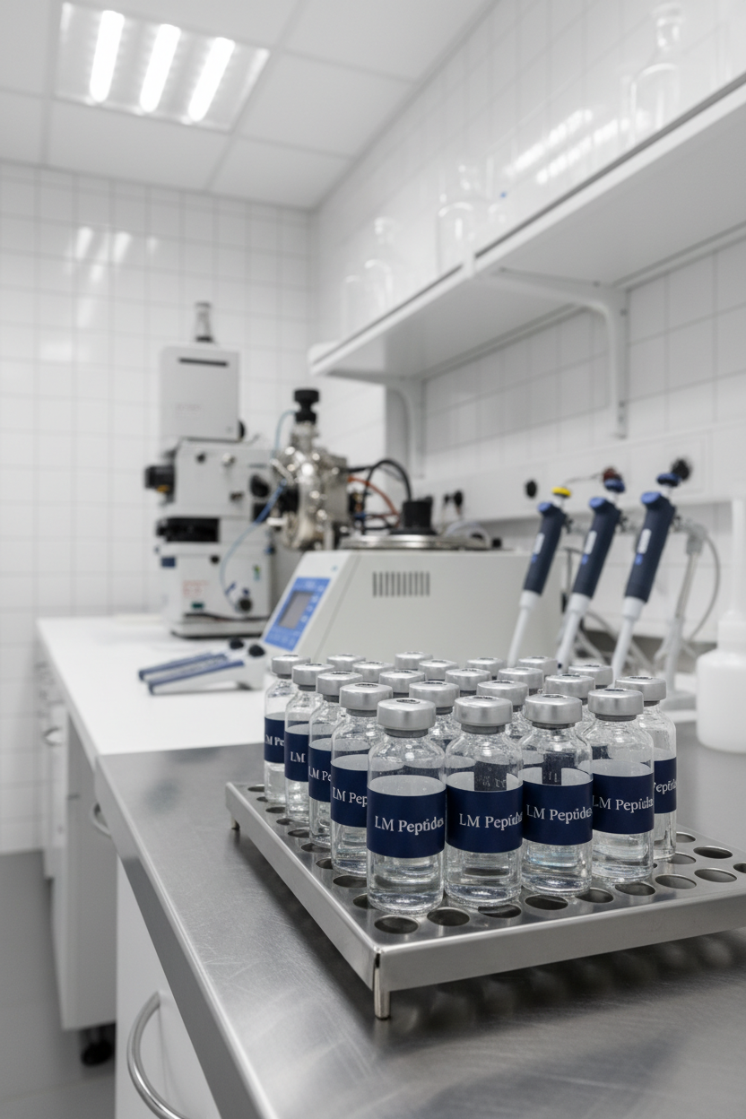 LM Peptides Lab Vials