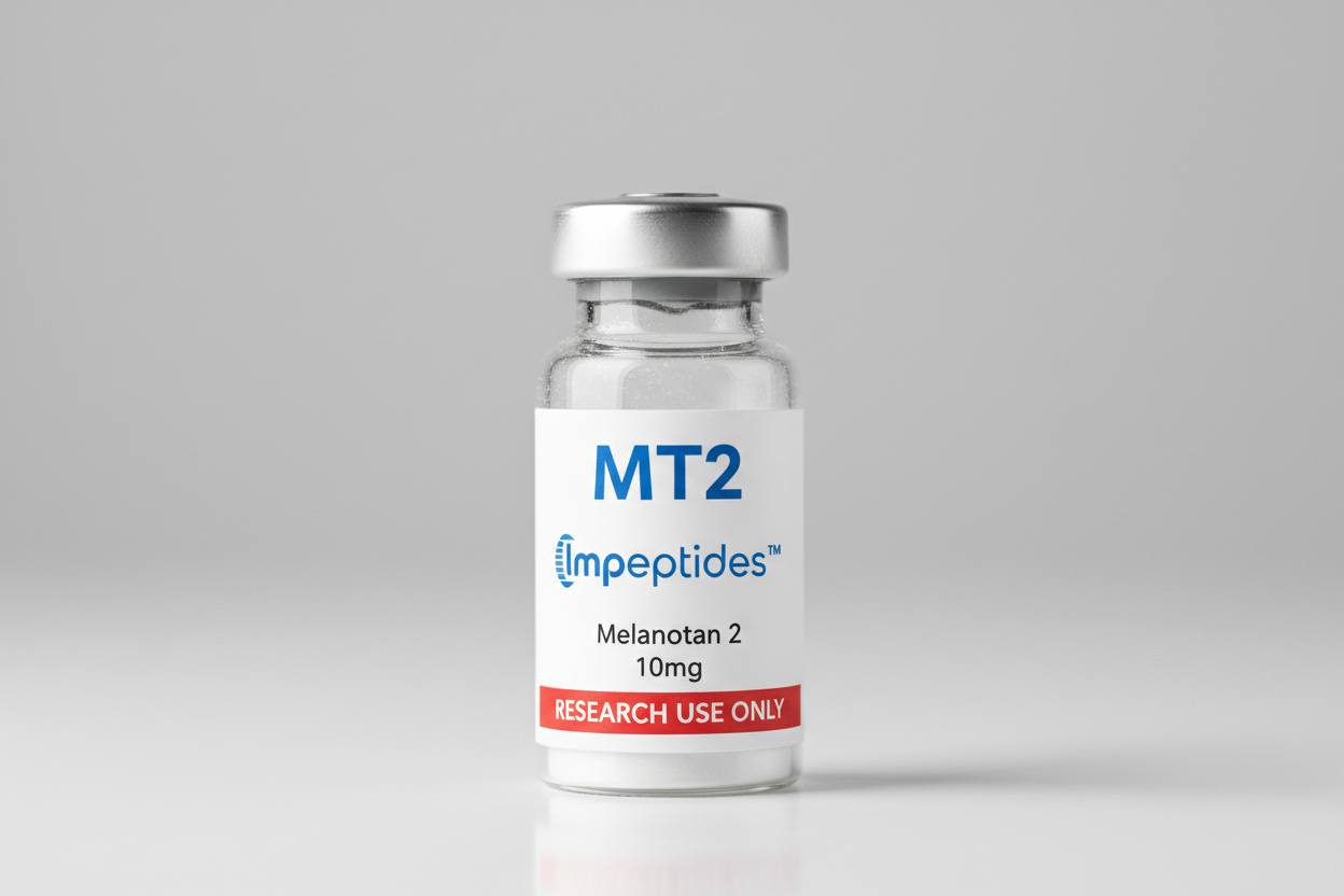mt2 vial with lmpeptides and research use only